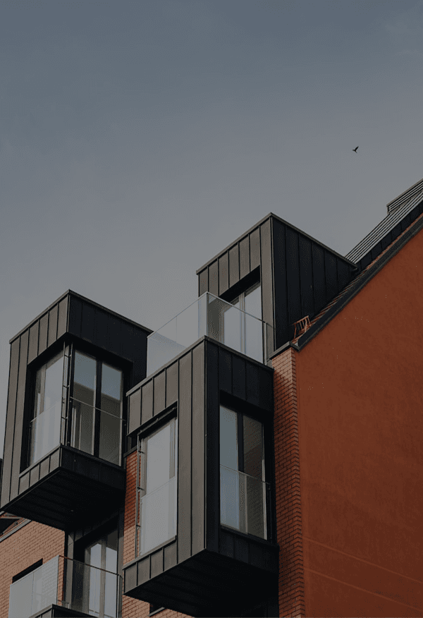 Modern architectural building